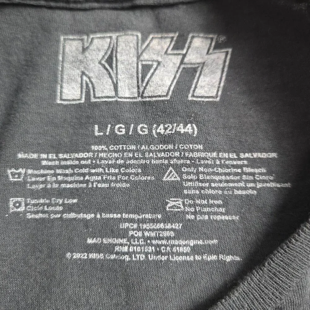 Kiss shirt short sleeve L